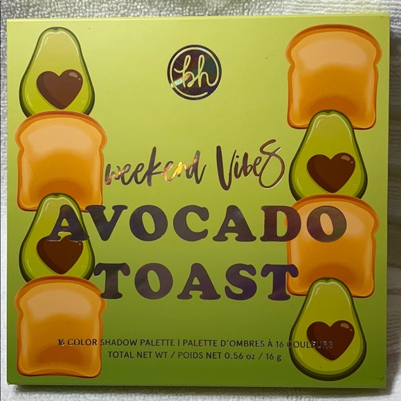 BH Cosmetics AVOCADO TOAST WEEKEND VIBES EYESHADOW PALETTE ☀️Last 1☀️PLASTIC NWT - Picture 8 of 12
